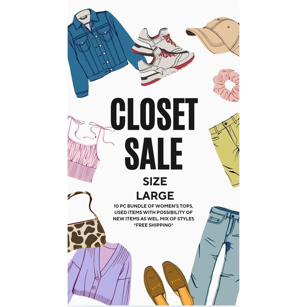 Womens Closet clean out SALE